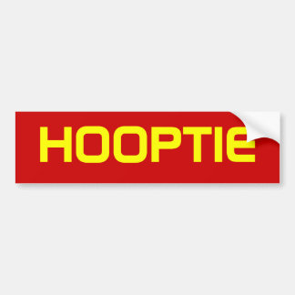HOOPTIE バンパーステッカー