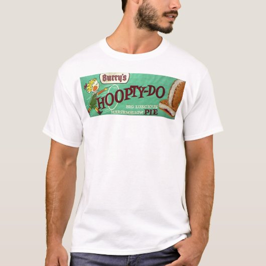 Hoopty大きく甘美なマシュマロパイ Tシャツ (正面)