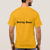 hoorayビール tシャツ (裏面)