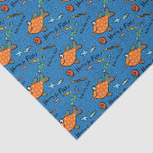 Hooray魚パターンのために 薄葉紙 (詳細)