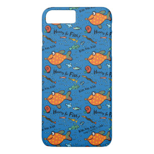 Hooray魚パターンのために iPhone 8 Plus/7 Plusケース
