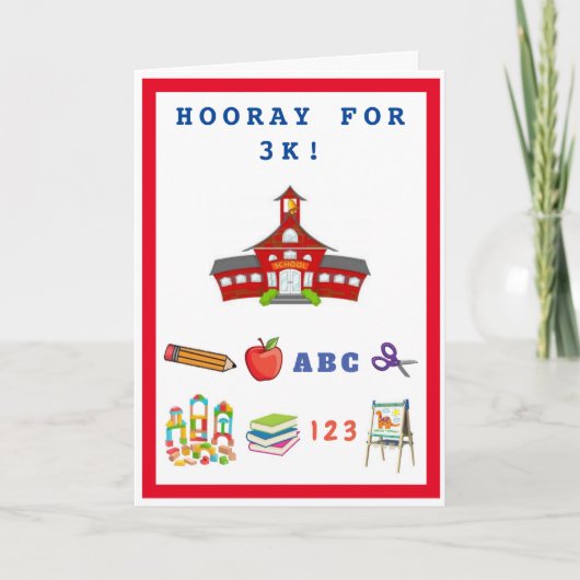 Hooray for 3K card カード (正面)