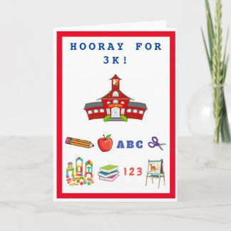 Hooray for 3K card カード