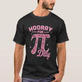 Hooray For Pi Day Math Teachers Leopard Pi Day Tシャツ (正面)
