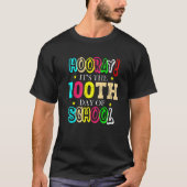 Hooray It's The 100th Day Of School Celebration Sc Tシャツ (正面)