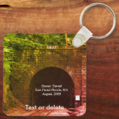 Hoosac列車トンネル東ポータルフロリダMA キーホルダー (裏面)