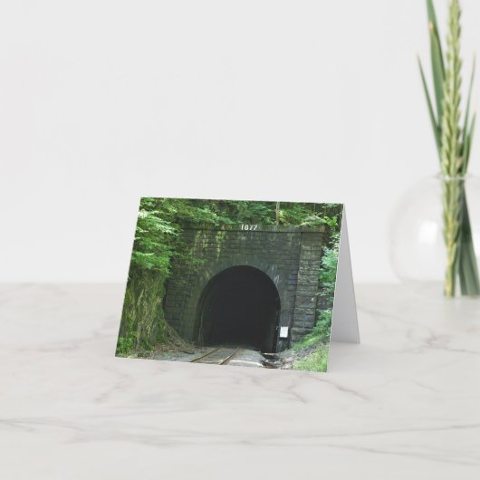 Hoosac Tunnel East Portal Florida MA Note カード (正面)