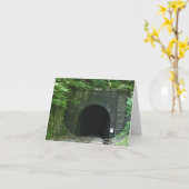 Hoosac Tunnel East Portal Florida MA Note カード (黄色い花)