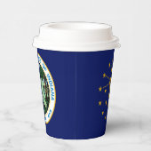 Hoosier Flag & Seal, Flag of Indiana 紙コップ (右)