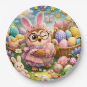 hoot at easer party plate ペーパープレート (正面)