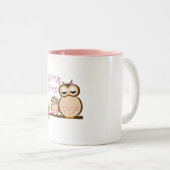 Hootaのママ ツートーンマグカップ (正面右)