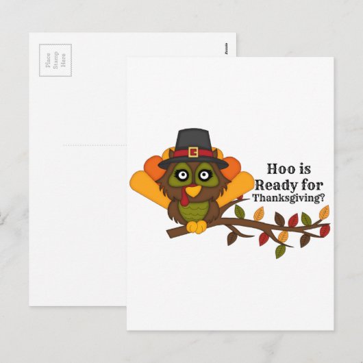 HooThanksgivingBL シーズンポストカード (正面/裏面)