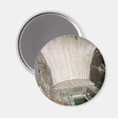 Hoover Dam、低顔、ネバダ/アリゾナ州(米国) マグネット (正面/裏面)