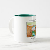 Hoover Dam in Arizona ツートーンマグカップ (正面左)