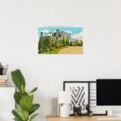 Hoover's Homeのビュー、スタンフォードUキャンパス ポスター (ホームオフィス)