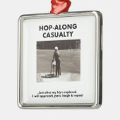 Hop-Along Naverge -お尻交換まで待つ メタルオーナメント (左)