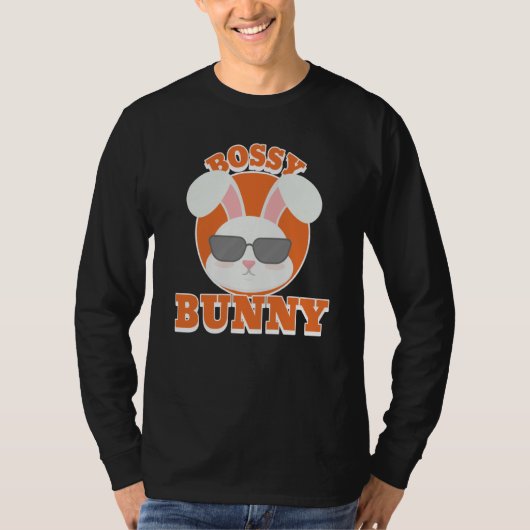 Hop into Easter with the Bossy Bunny Easter festiv Tシャツ (正面)
