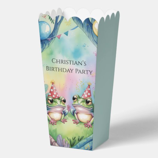 Hop On Over Birthday Party フェイバーボックス (裏面)