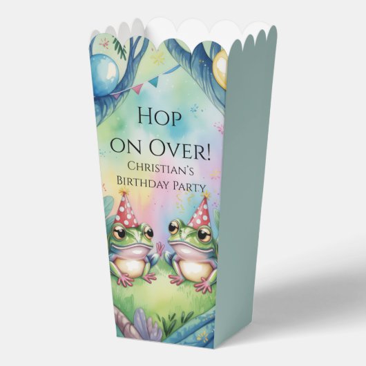 Hop On Over Birthday Party  フェイバーボックス (正面)