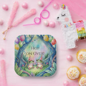 Hop On Over Birthday Party ペーパープレート (パーティー)