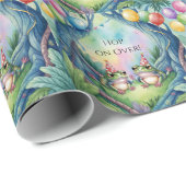 Hop On Over Birthday Party  ラッピングペーパー (ロールコーナー)