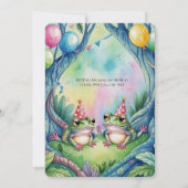 Hop On Over Birthday Party 招待状 (裏面)