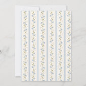 Hop on Over Easter Brunch Egg Hunt Spring 招待状 (裏面)