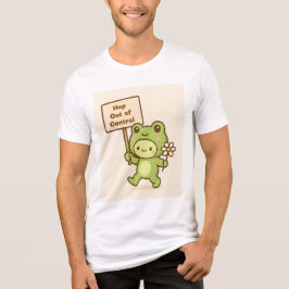 HOP Out of Control Frog Cute Whimsical Life トライブレンドＴシャツ
