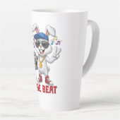 Hop to the Beat カフェラテマグ (右アングル)