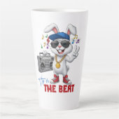 Hop to the Beat カフェラテマグ (正面)