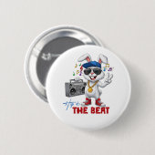 Hop to the Beat 缶バッジ (正面&裏面)