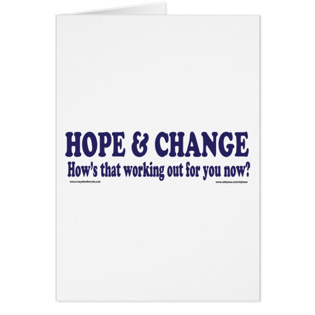 HOPEと変革はあなたにとってうまくいっていますか (正面)
