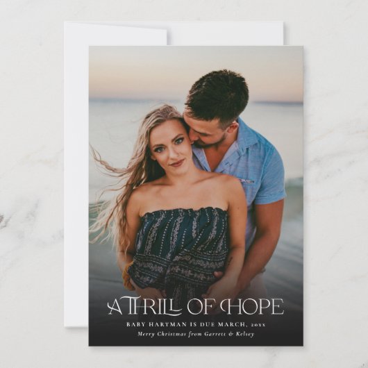 Hopeのフルフォトスリルが妊娠写真を発表 シーズンカード (正面)