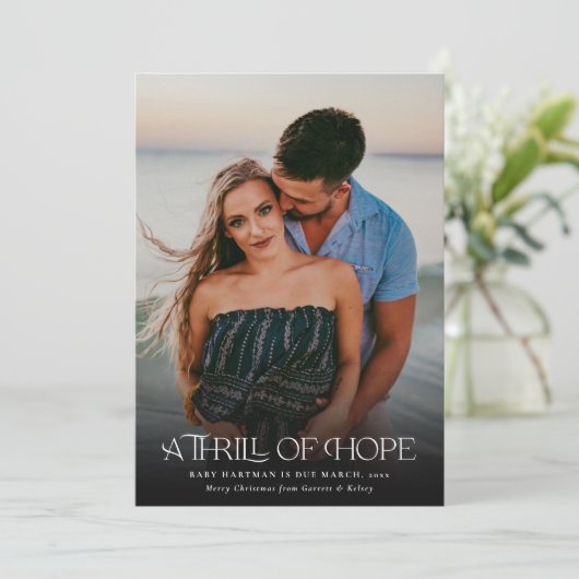 Hopeのフルフォトスリルが妊娠写真を発表 シーズンカード (スタンド正面)