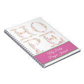 HOPEパーソナライズされたフローラ祈りの言葉ジャーナル ノートブック (右側)