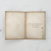 HOPE文字は石に彫られた カード (内部)