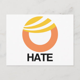 HOPE (オバマ)対HATE (トランプ) ポストカード