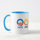 HOPE (オバマ)対HATE (トランプ) マグカップ (左)