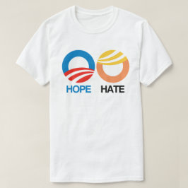 HOPE （オバマ）対HATE （トランプ） Tシャツ