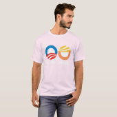 HOPE (オバマ)対HATE (トランプ) Tシャツ (正面フル)