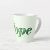 Hope. カフェラテマグ (右アングル)