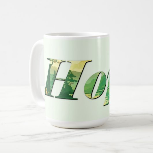 Hope コーヒーマグカップ (正面左)
