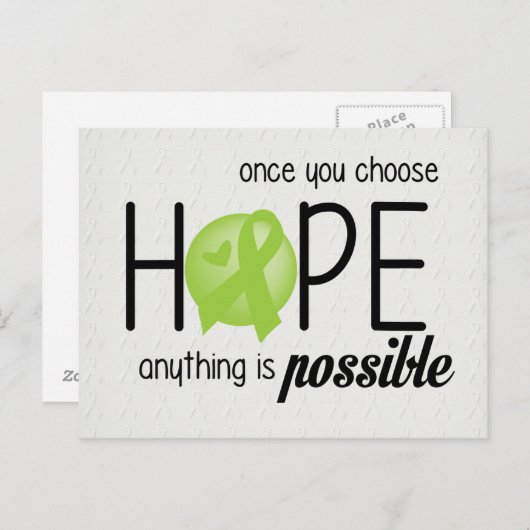 Hope (ライム) ポストカード (正面/裏面)