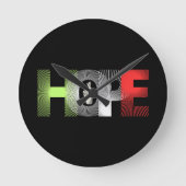 hope ラウンド壁時計 (正面)