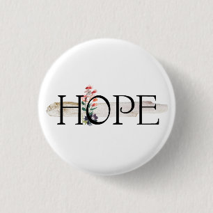 HOPE(希望)陽性ボタン 缶バッジ