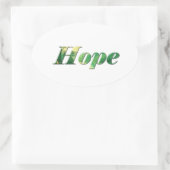 Hope. 楕円形シール (バッグ)