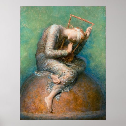 Hope, 1886 by George Frederic Watts ポスター (正面)