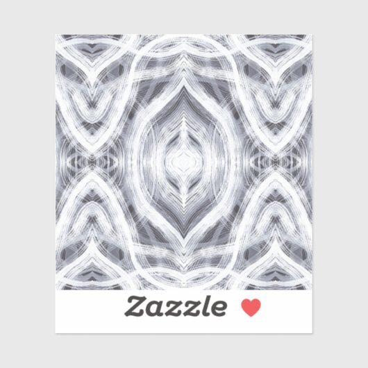 Hope Abstract Black and White Watercolor Art シール (シート)