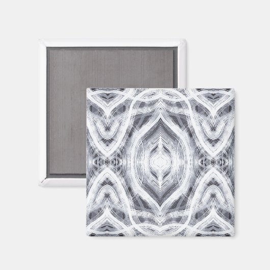 Hope Abstract Light White Watercolor Art マグネット (正面/裏面)