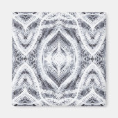 Hope Abstract Light White Watercolor Art マグネット (正面)